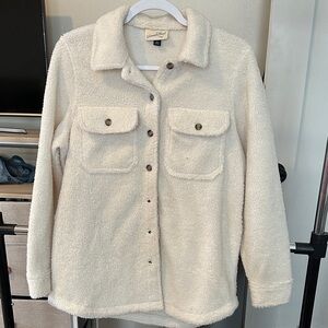 Universal Thread Off-White Teddy Jacket